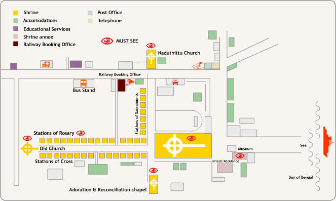 church campus map